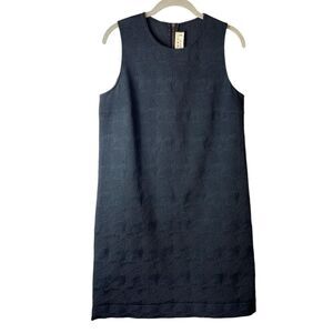 Marni Black Commessa‎ Shift Midi Dress 42/6.